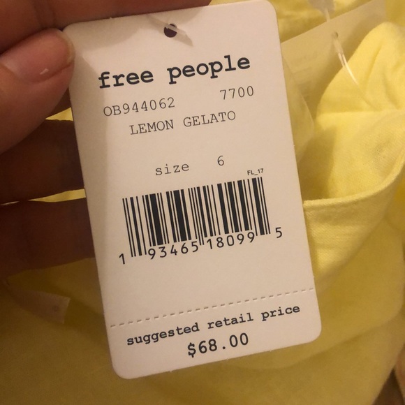 FREE PEOPLE Lemon Gelato Wrap skirt - Picture 5 of 7
